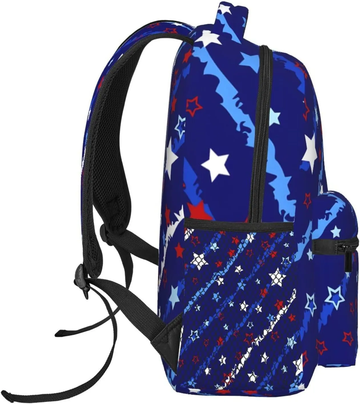 4th of July Travel Laptop Backpack for Women Lightweight College Backpack Adjustable Fits 15.6 Inch Laptop Bag Waterproof for Gym, Men, Work