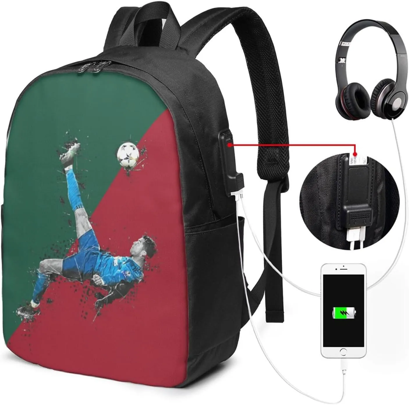 #7 Adult Backpacks Bag Laptop Bag Bookbag Usb Backpack 17 Inch For Daily