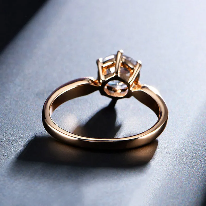 AAA Zircon Engagement Rings For Women