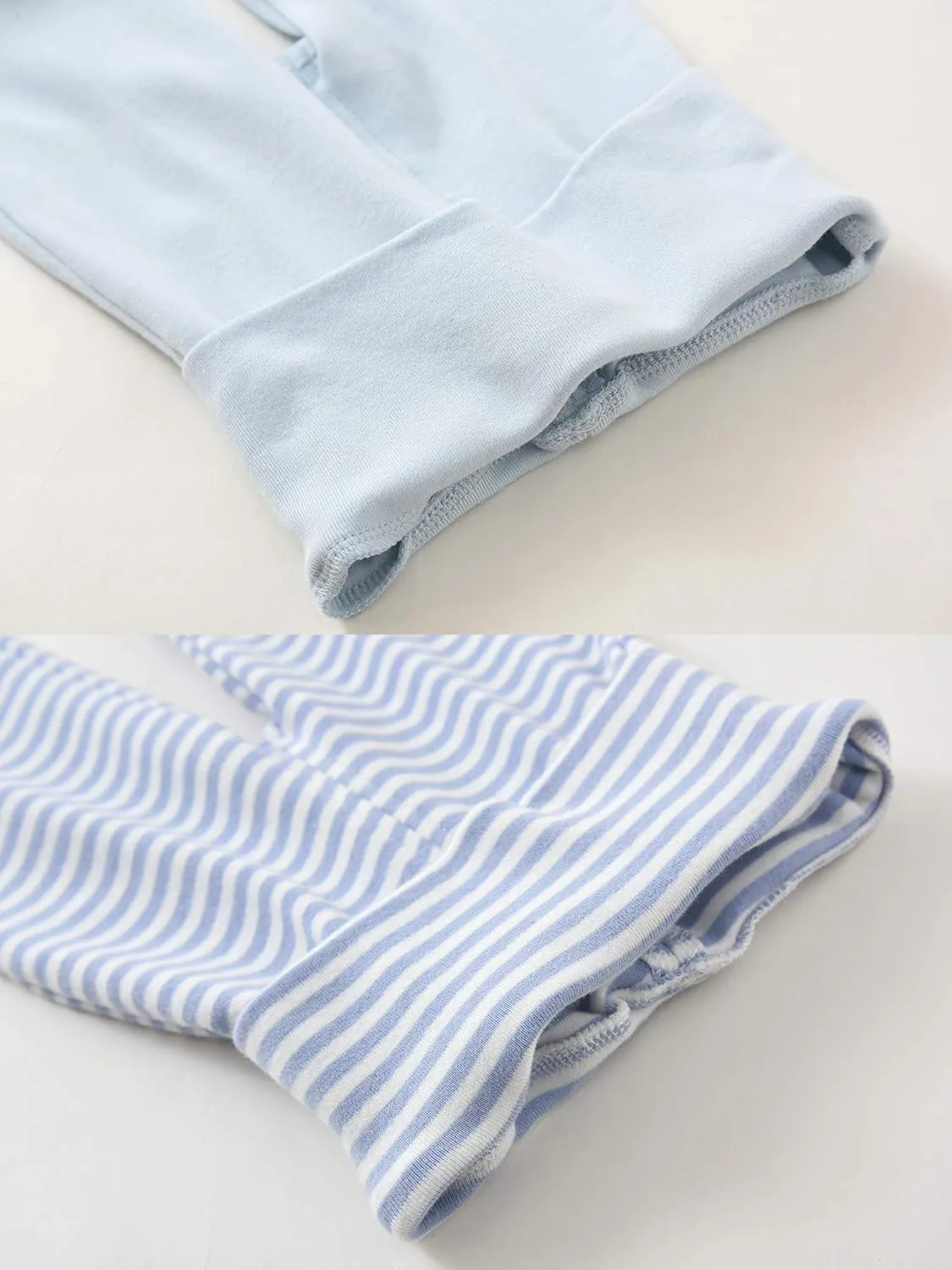 ACESTAR Newborn Infant Baby Boys Girls Cotton High Waist Footed Pants Casual Leggings with Feet 0-12 Months 3-PACK/1-PACK
