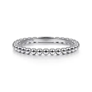 Beaded Gold Ring
