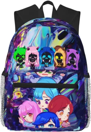 Big Capacity Backpack Fashion Daypack With Adjustable Straps Travel Laptop Backpacks, Black4