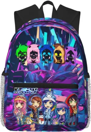Big Capacity Backpack Fashion Daypack With Adjustable Straps Travel Laptop Backpacks, Black5
