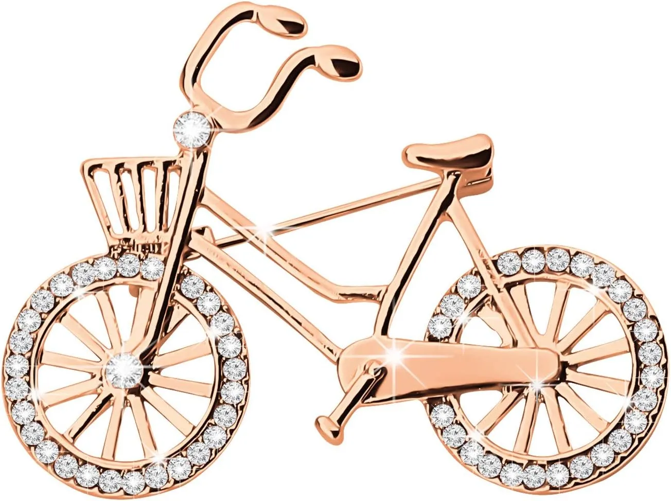 bobauna Bike Bicycle Brooch Pin Clothing Bag Jewelry Accessories for Bike Lover Sportsperson