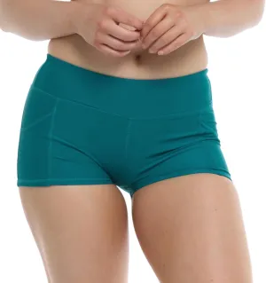 Body Glove Women's Standard Rider Elastic Waist Hybrid Swim Short with UPF 50 