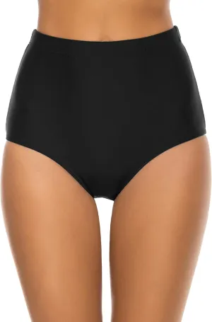 Bonneuitbebe Women Swim Bottoms High Waisted Bikini Bottom Full Coverage Swimsuit Bottoms Bathing Suit Bottom