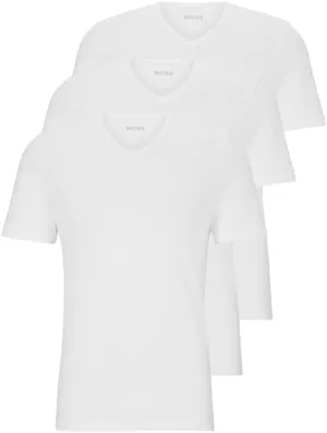 BOSS Men's 3-Pack V Neck Jersey T-Shirts