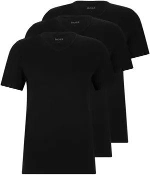 BOSS Men's 3-Pack V Neck Jersey T-Shirts