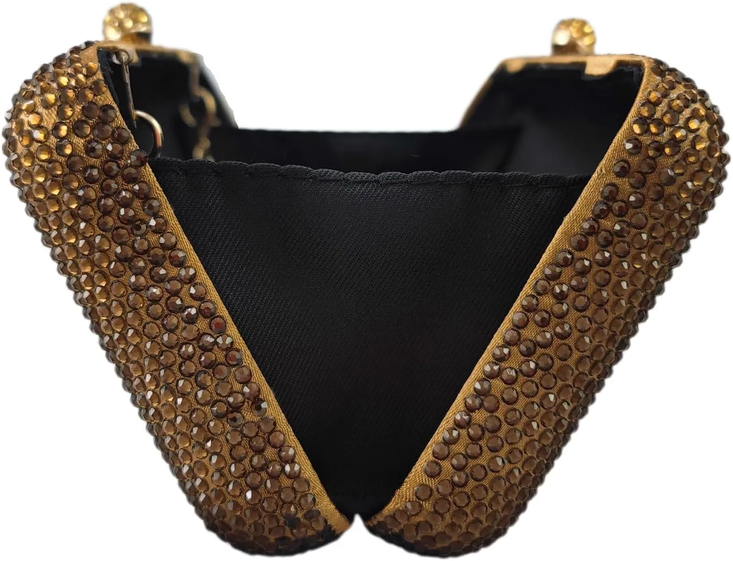 Boutique De FGG Evening Bags and Clutches Women Formal Crystal Clutch Handbags Wedding Rhinestone Clutch Purse,Mini