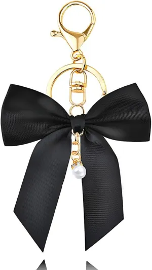 Bow Knot Keychain for Women & Girls - Car Keys & Bag Charms for Handbags
