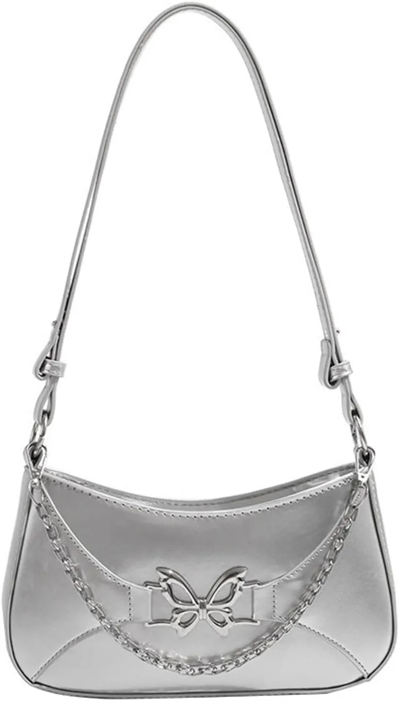 Bow Shoulder Bag for Women Small Womens Purses and Handbags Designer Hobo Bags with Zipper Everyday Crossbody Purse