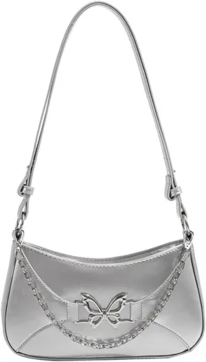 Bow Shoulder Bag for Women Small Womens Purses and Handbags Designer Hobo Bags with Zipper Everyday Crossbody Purse