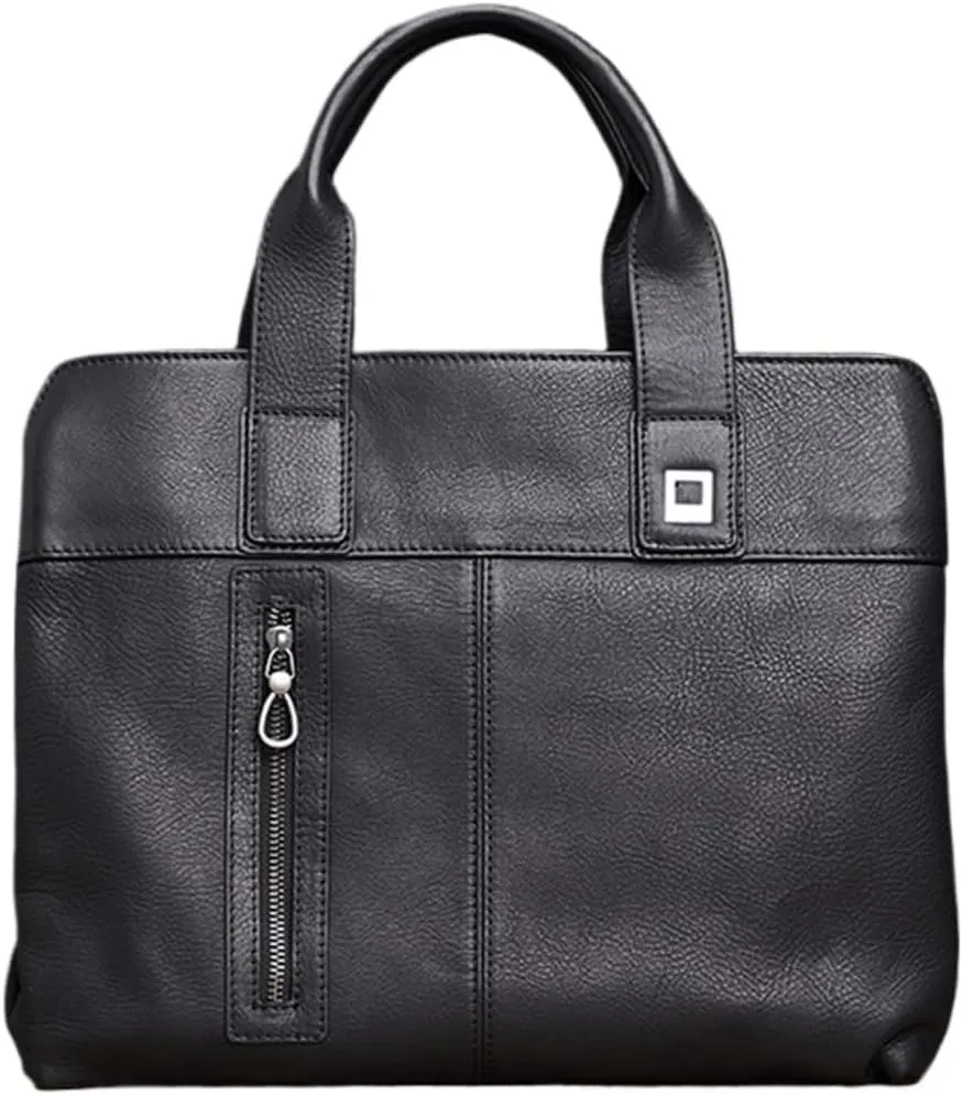 Business Men's Briefcase Casual Tote Bag Men's Shoulder Multifunction Bag 14 Inch Laptop