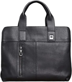 Business Men's Briefcase Casual Tote Bag Men's Shoulder Multifunction Bag 14 Inch Laptop
