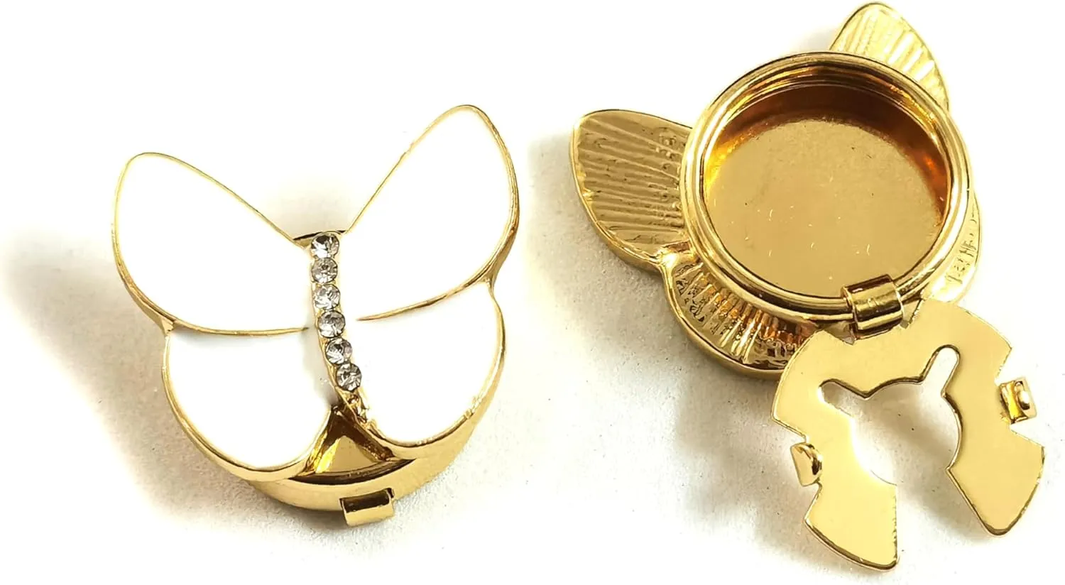 Button Covers for Women - Crystal Butterfly Cuff links for Mens Tux Shirt, Cufflinks Diamond for Tux Shirt, Woman Blouses