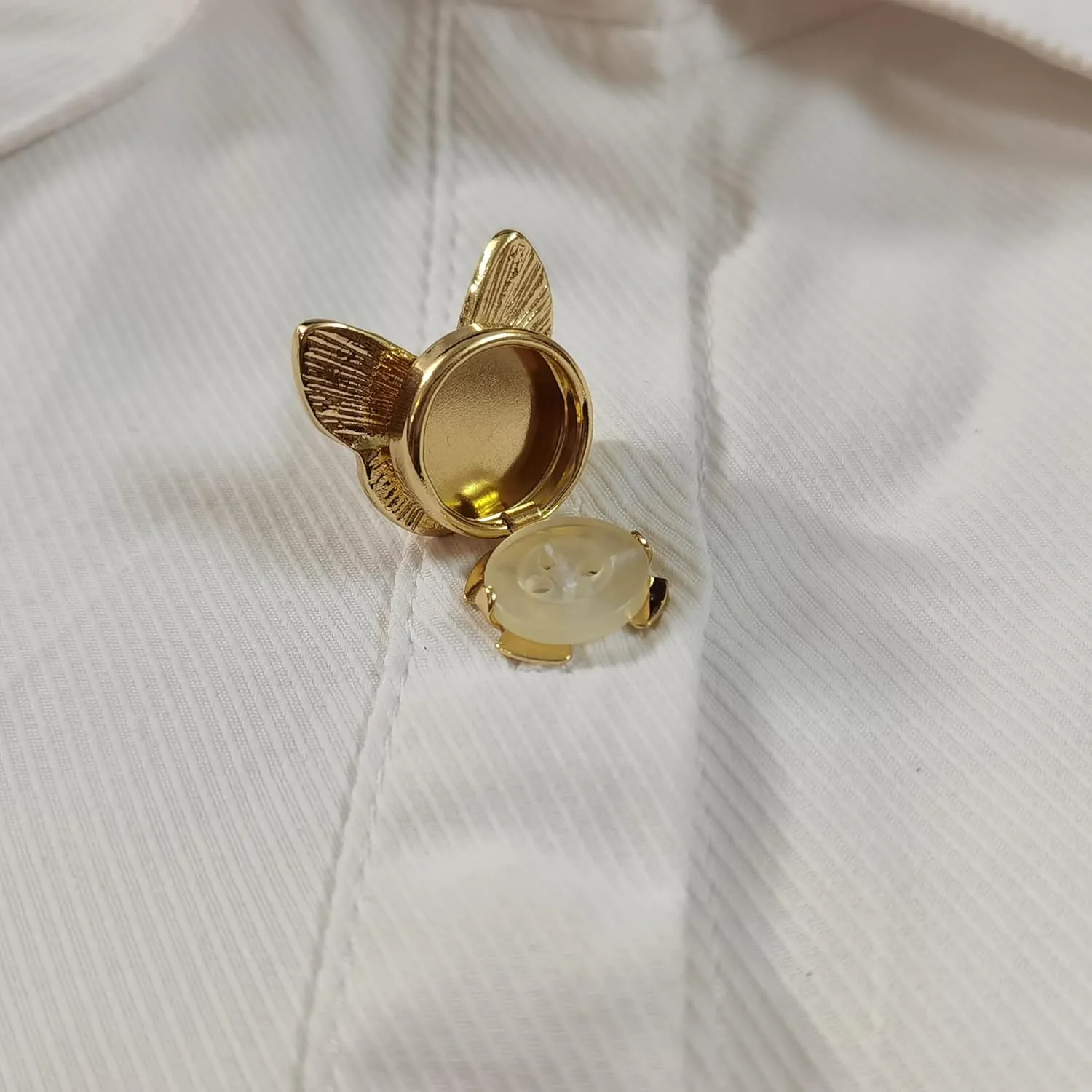 Button Covers for Women - Crystal Butterfly Cuff links for Mens Tux Shirt, Cufflinks Diamond for Tux Shirt, Woman Blouses