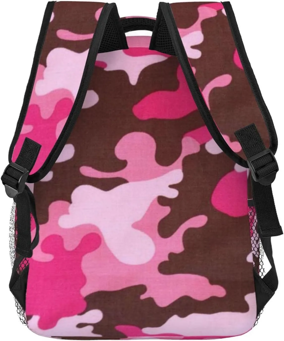 Camo Backpack Double Shoulder Bag 15 Inch Laptop Bagpack for Hiking Work Camping Travel