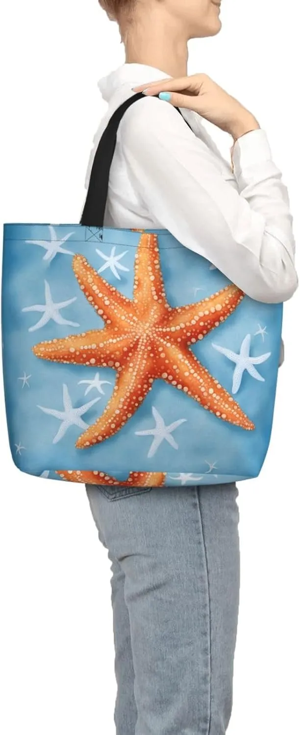 Cartoon Frog Print Tote Bag Casual Shoulder Bag Handbag Reusable Shopping Travel Bag Gifts For Women