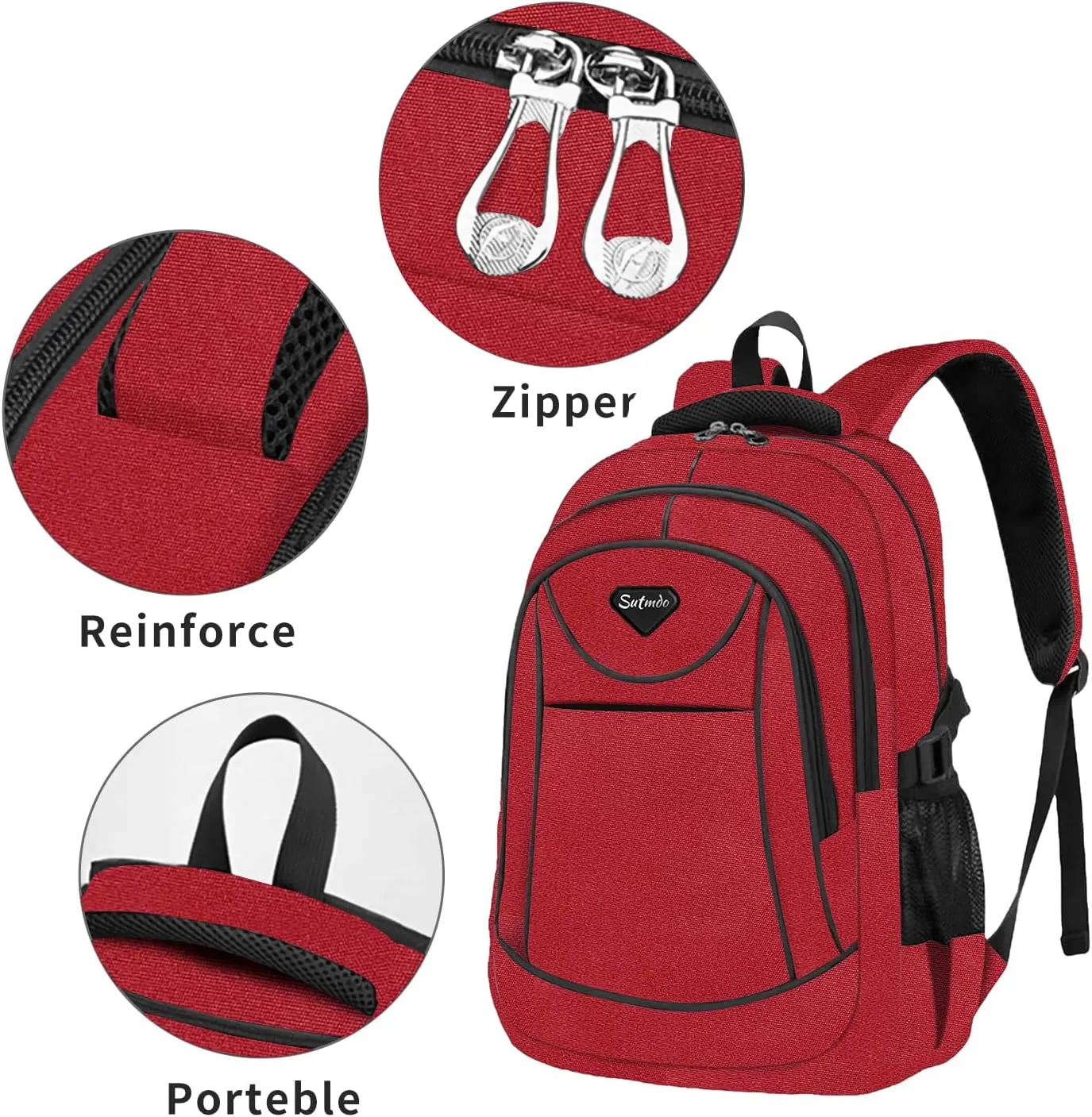 Casual Lightweight Backpacks for Boys & Girls, School Bookbags, 15 "Laptop Backpack, Travel Bag