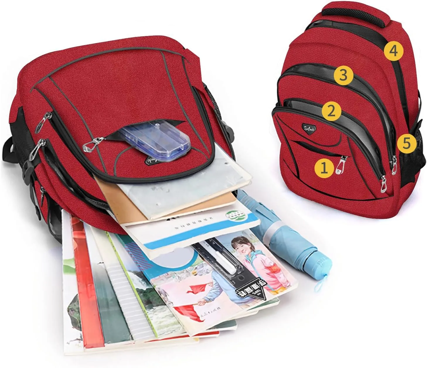 Casual Lightweight Backpacks for Boys & Girls, School Bookbags, 15 "Laptop Backpack, Travel Bag
