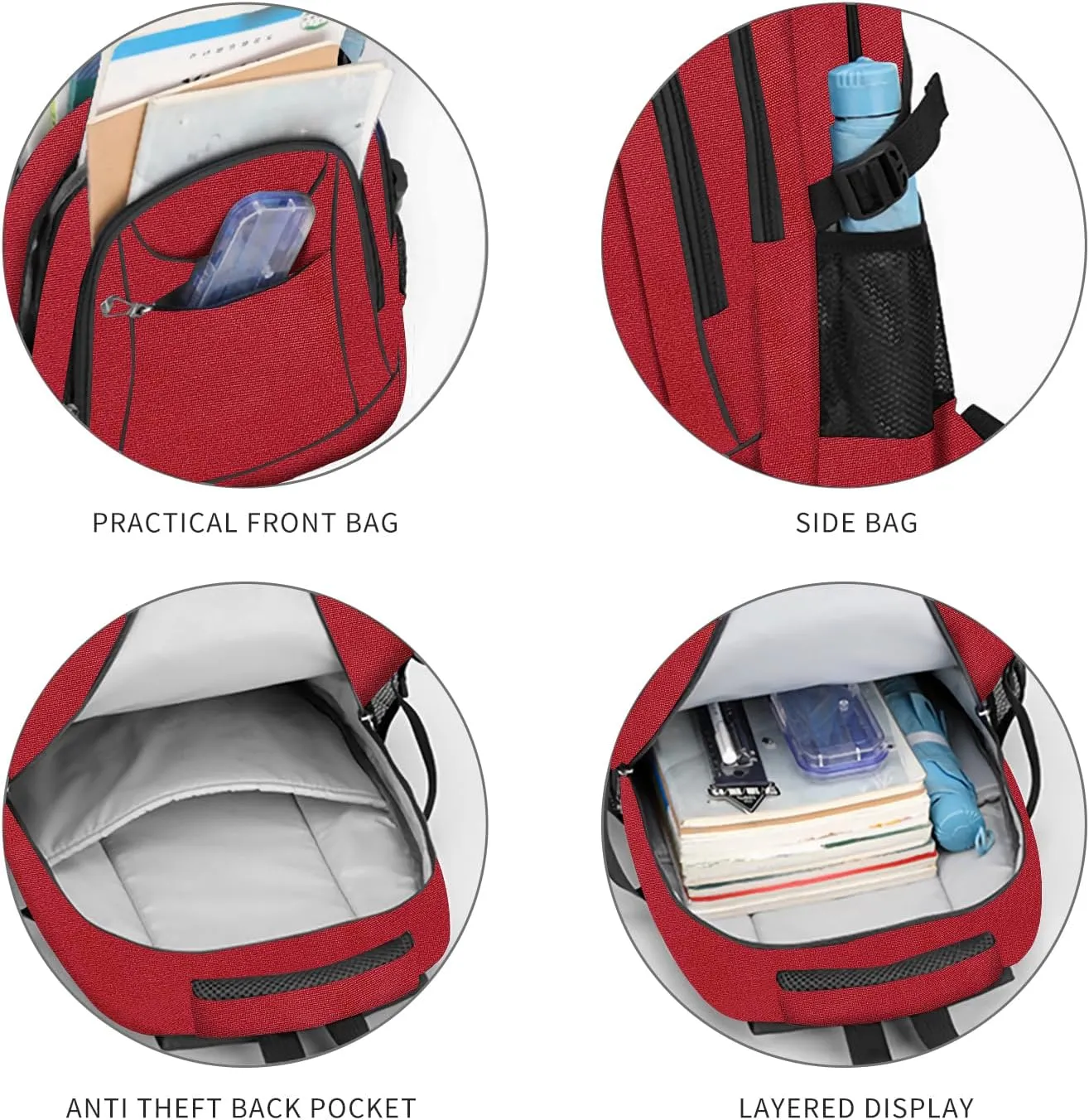 Casual Lightweight Backpacks for Boys & Girls, School Bookbags, 15 "Laptop Backpack, Travel Bag