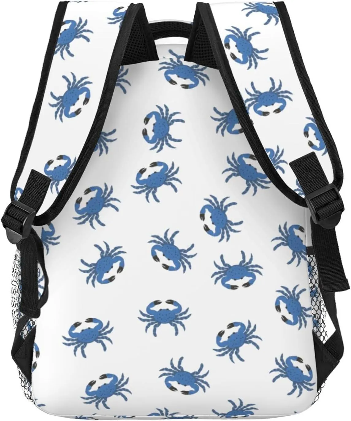 Crab Travel Laptop Backpack for Women Lightweight College Backpack Adjustable Fits 15.6 Inch Laptop Bag for Work, Men, Gym