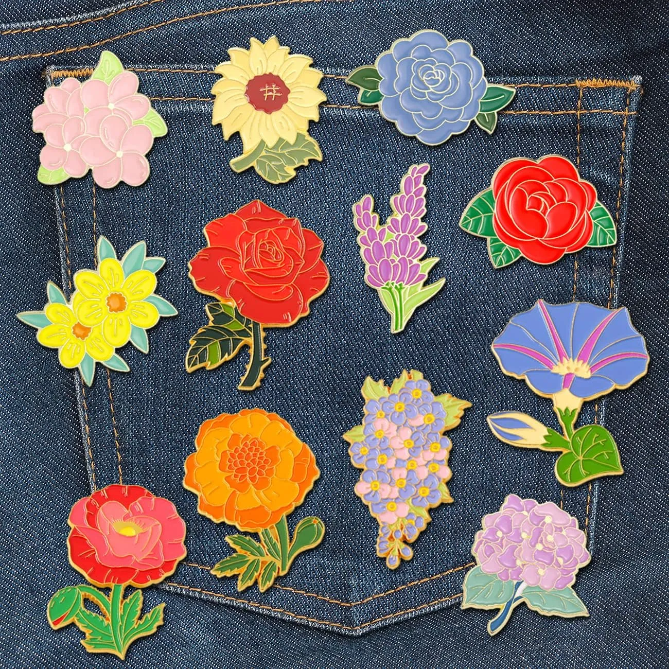 Creative Enamel Pins Bulk Set, Cute Cartoon Plants Anime Sets Backpack Pins for Men/Women, Cool Lapel Badge Funny Pins Jewelry for Jackets Cloths Hats Decorations