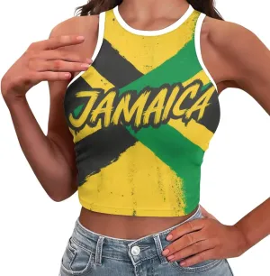 Crop Tank Tops for Women 2025 Trendy Slim Fit Ladies Tops and Blouses Sleeveless Racerback Halter Neck Fitted Tops
