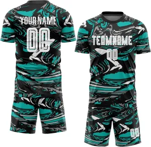 Custom Soccer Jersey Personalized Name Number Sports Team Soccer Shirts Shorts Uniforms Set for Adult Youth, XXS-5XL