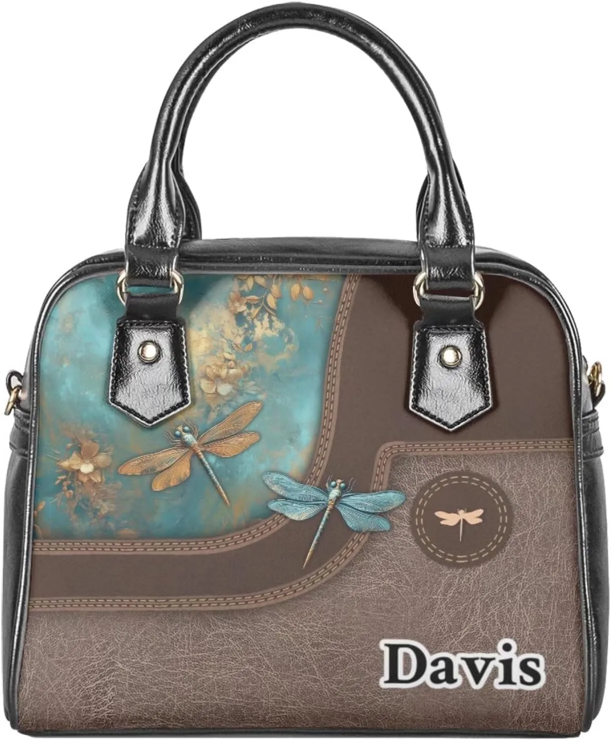 Customized Satchel Purses and Handbags Personalized Name Purse Tote Bag Womens Satchel Handbag