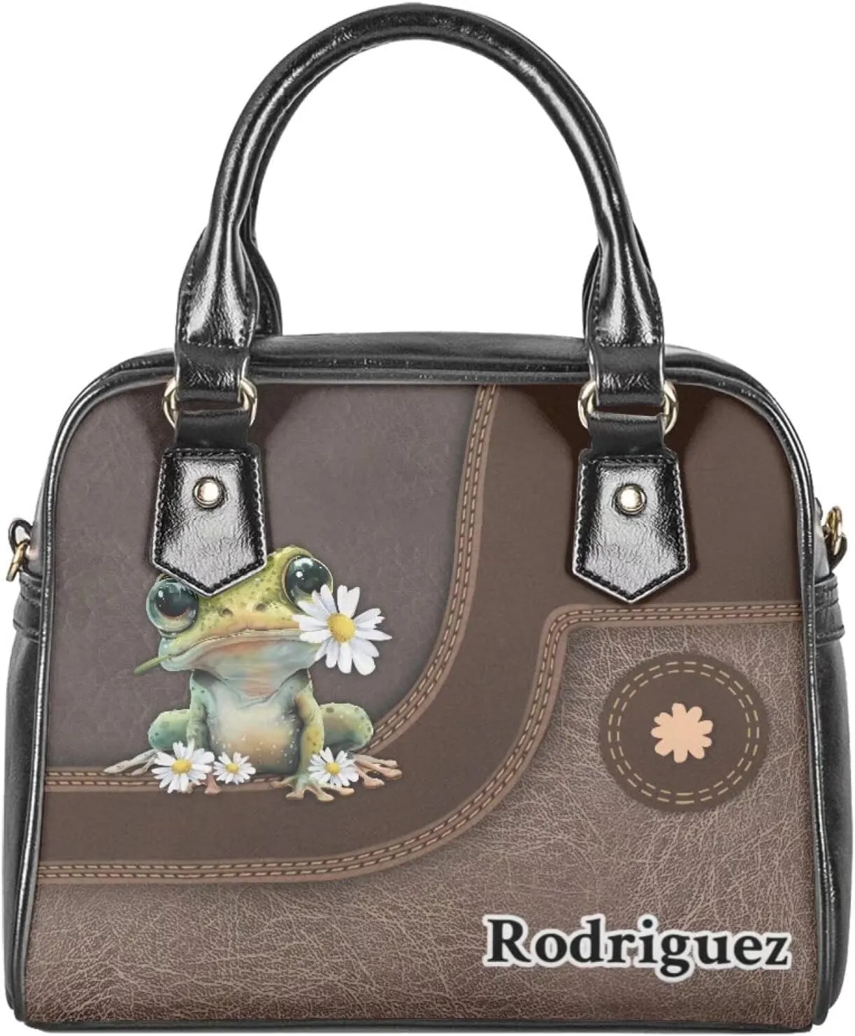 Customized Satchel Purses and Handbags Personalized Name Purse Tote Bag Womens Satchel Handbag