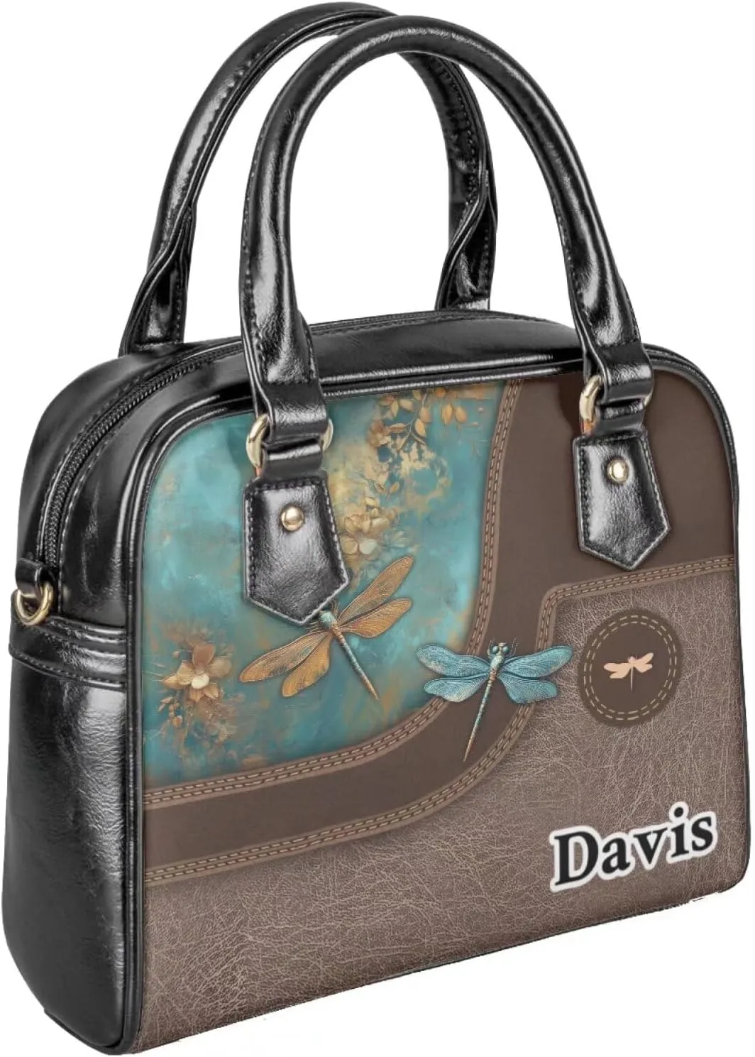 Customized Satchel Purses and Handbags Personalized Name Purse Tote Bag Womens Satchel Handbag