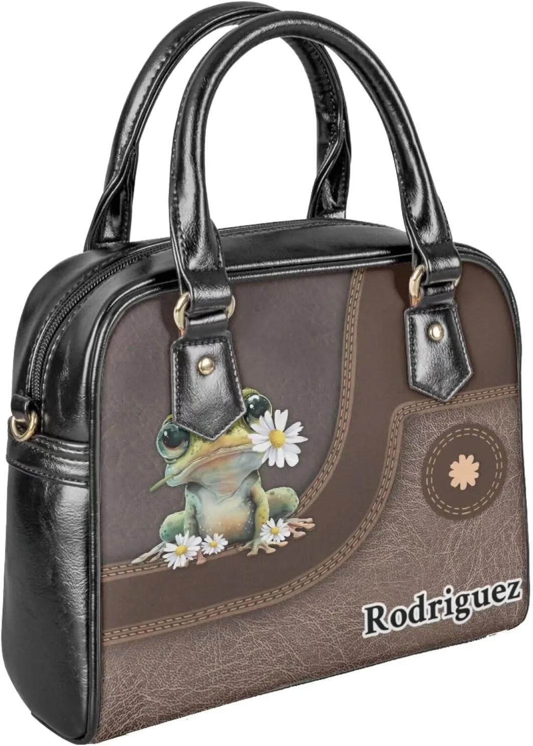 Customized Satchel Purses and Handbags Personalized Name Purse Tote Bag Womens Satchel Handbag