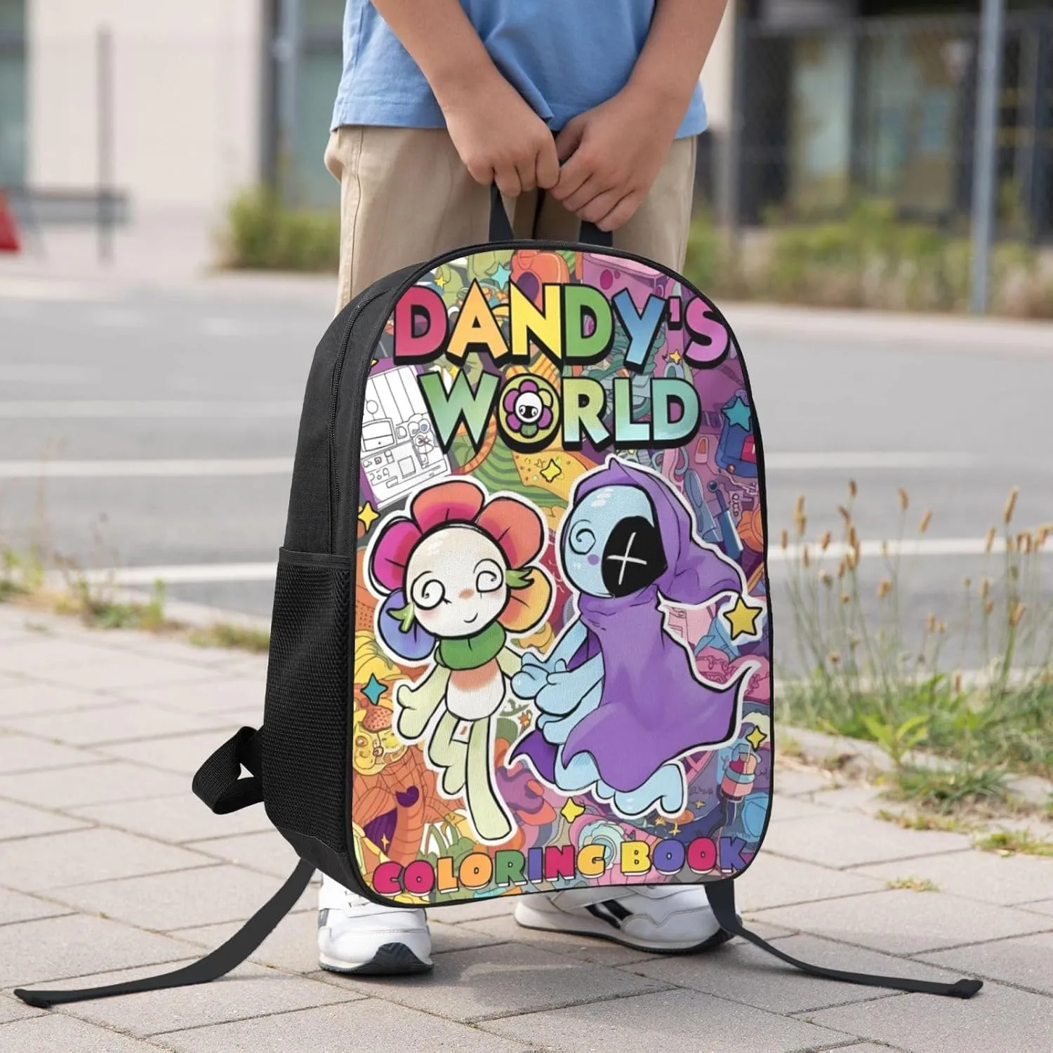 Dandys World Backpack Lightweight Laptop Backpack Cute Travel Backpacks For Unisex 17in