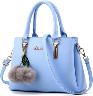 Dayfine Handbags and Purse for Women Vegan Leather Satchel Bag Top Handle Handbag Shoulder Bags Crossbody Bag Ladies Totes