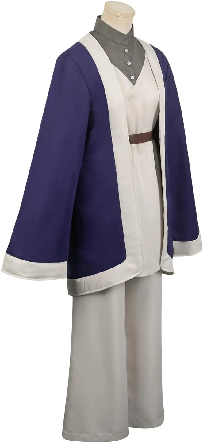 Delicious in Dungeon Falin Touden Costume Falin Cosplay Cloak Cape Coat Tunic Pullover Pants Hat Halloween Outfits