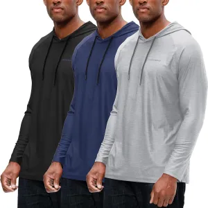 DEVOPS Men's Hoodie Long Sleeve Fishing Hiking Running Workout T-Shirts