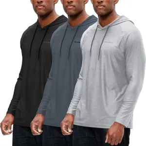 DEVOPS Men's Hoodie Long Sleeve Fishing Hiking Running Workout T-Shirts
