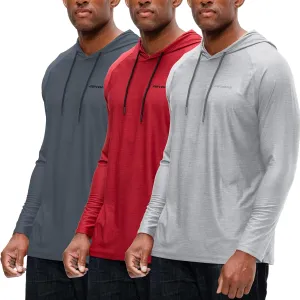 DEVOPS Men's Hoodie Long Sleeve Fishing Hiking Running Workout T-Shirts
