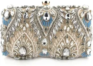 Diamond Rhinestone Clutch Bags Exquisite Female Clutches Pearls Beaded Chain Handbags Wedding Purse Shouler Bag