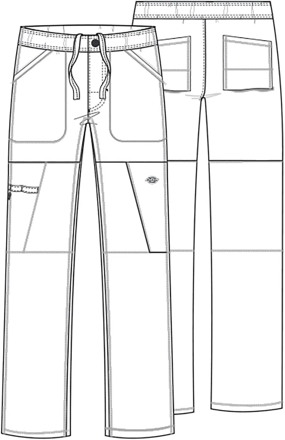 Dickies Dynamix Scrub Pants for Men with Zip Fly, Athletic-Inspired with Four-Way Stretch and Moisture Wicking DK110