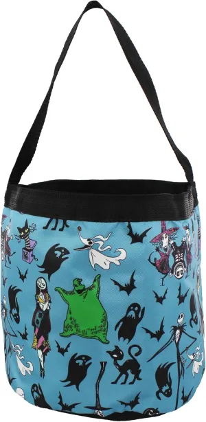 Disney The Nightmare Before Christmas Cheers to Fears Bucket Tote Bag (Teal, One Size)