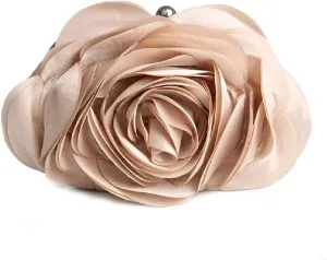 Evening Bag Flower Wedding Bags for Bride Purse Handbags Wedding Party Day Clutches(D)