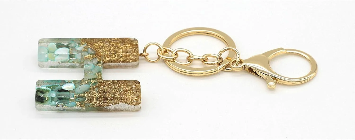 Fashion Alphabet Initial Letter Keychain Key Ring for Purse Handbags Women