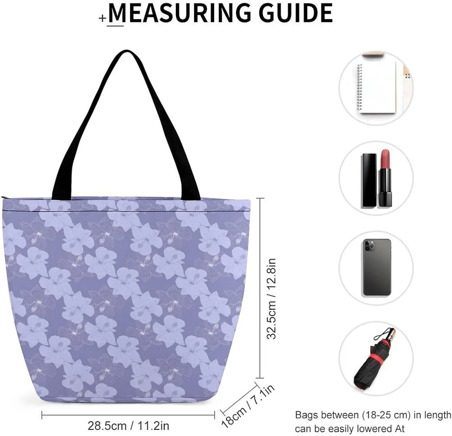 Floral Frangipani Flowers Hobo Handbags With Zipper Women's Tote Handbags