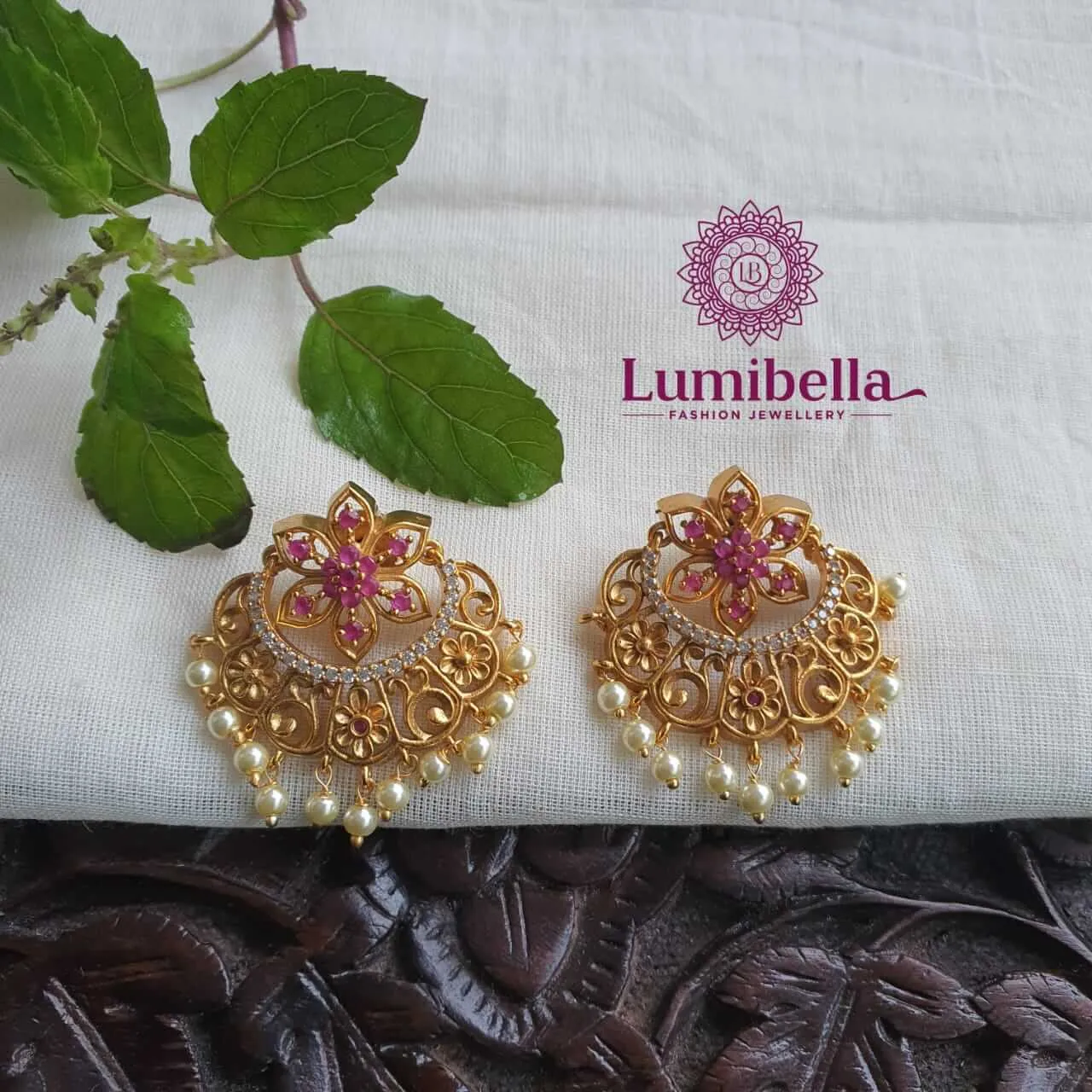 Floral Medium Studs