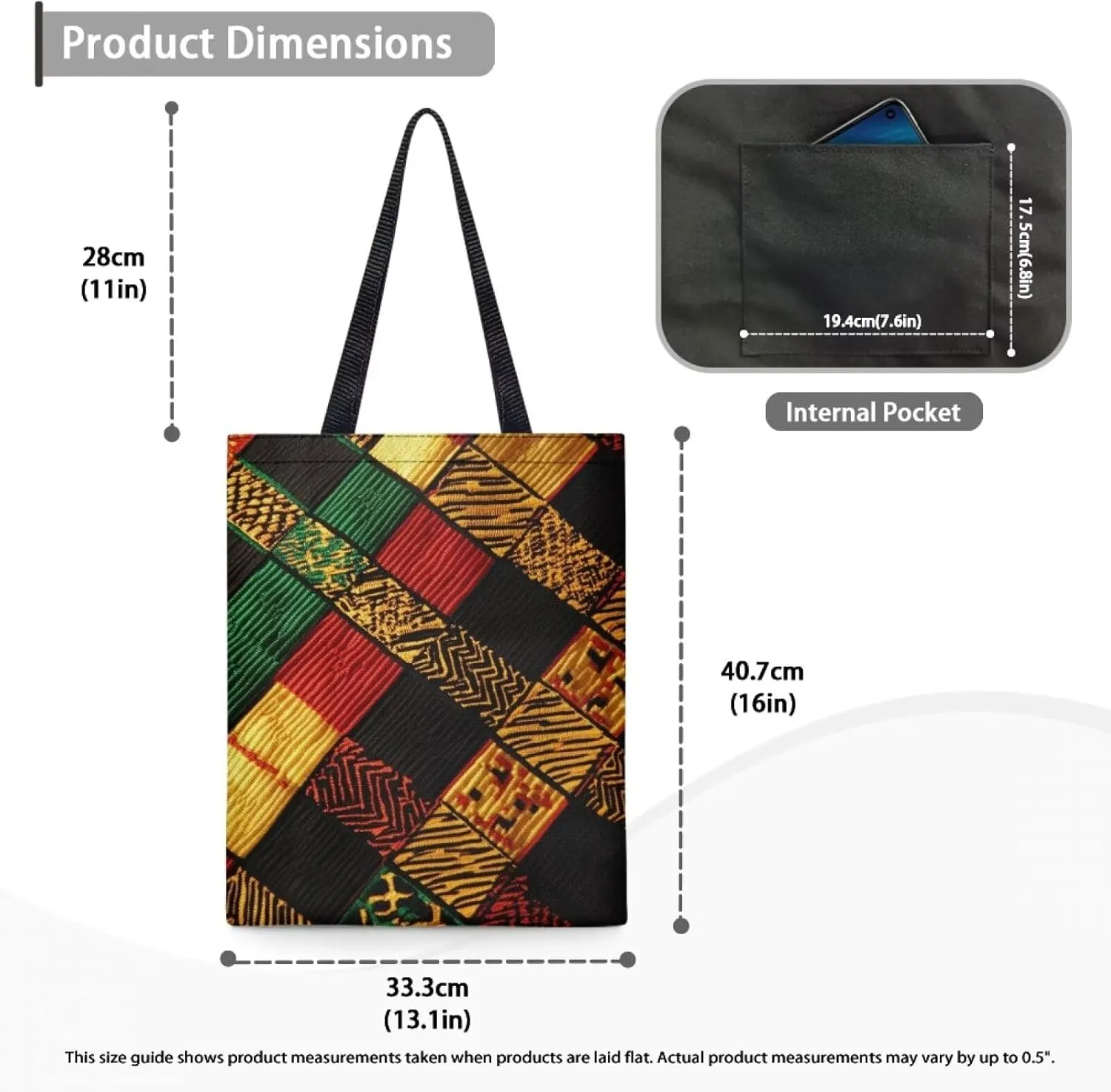 FOR U DESIGNS Women Canvas Reusable Tote Bag Women Shopping Tote Bags Book Bags