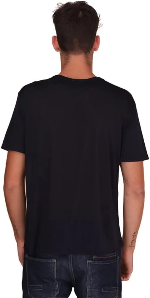 Forever Angel Men's 100% Silk Crew Neck Short Sleeve T Shirts