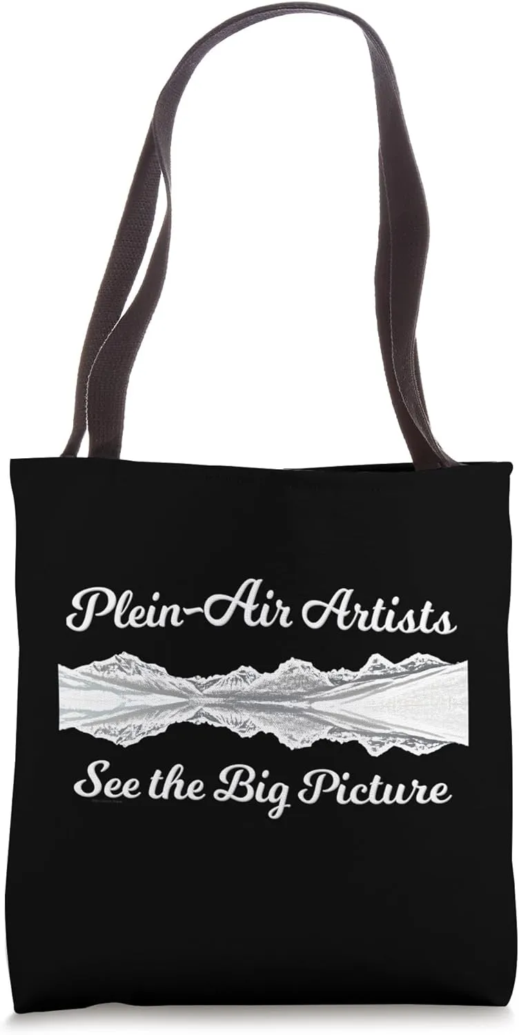 Funny Art Lover Puns, Artist Humor, See the Big Picture Tote Bag