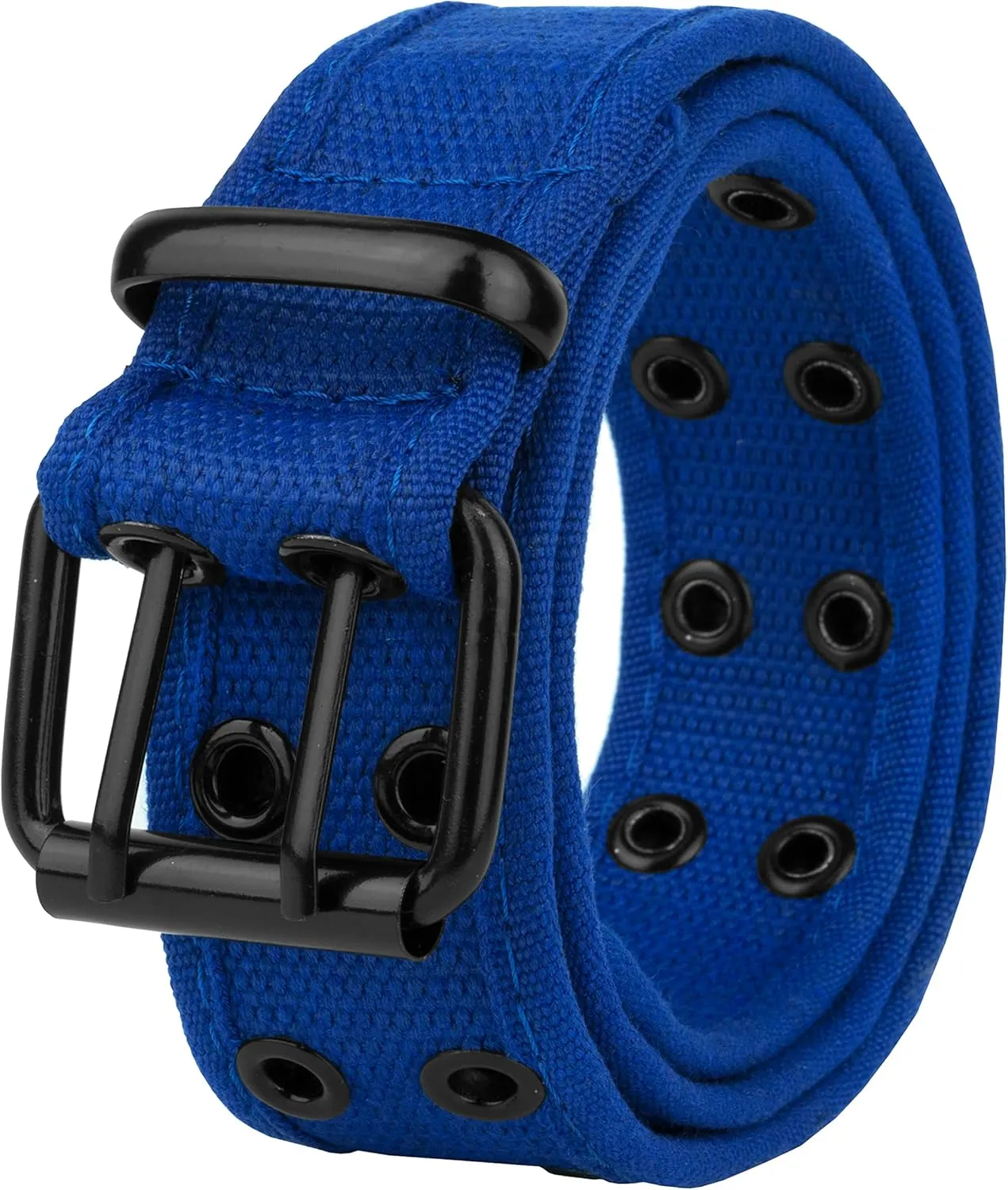 Gelante Canvas Double Grommet Hole Belt 12 Colors